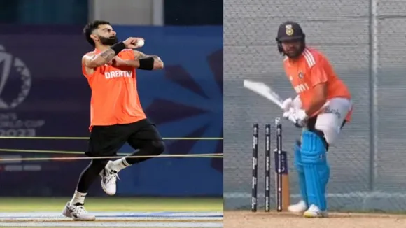 rohit sharma batting against virat kohli video goes viral