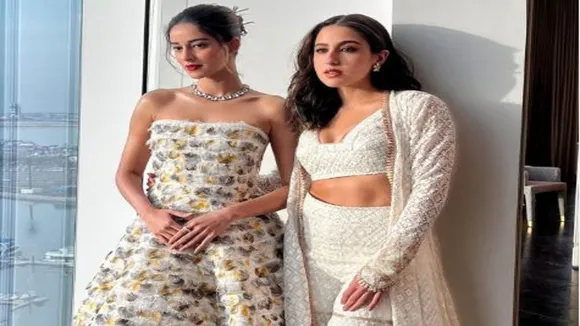 Sara ali khan and Annanya Panday in koffee with karan