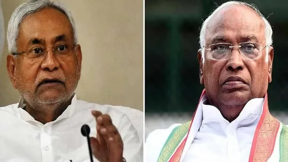 nitish kumar and kharge