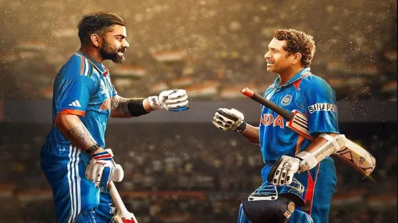 sachin tendulkar post on virat kohli 49th odi century