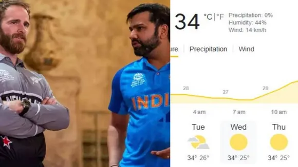 IND vs NZ Semifinal Weather and Pitch Report