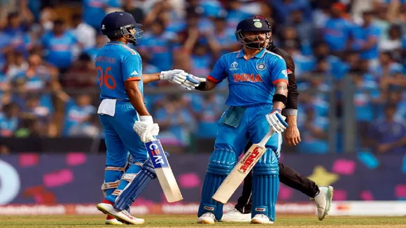 ind vs nz team india set 398 target for new zealand in semi final