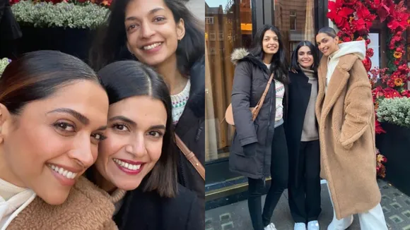 deepika with friends