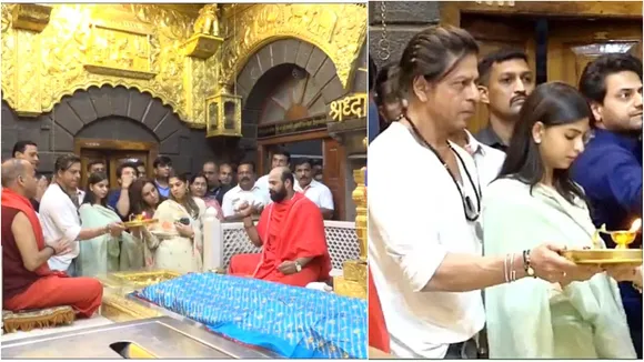 Shah Rukh Khan visits Shirdi