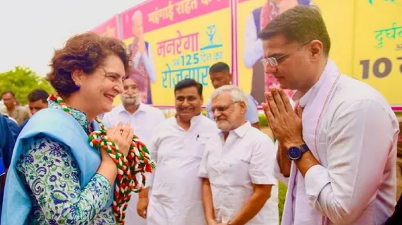 Priyanka and Sachin Pilot