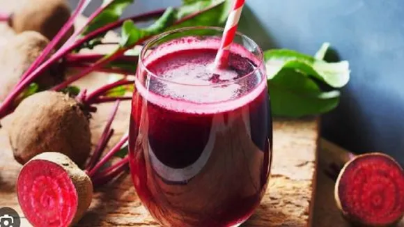 drinking beetroot