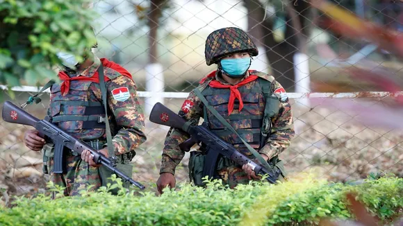 Myanmar soldiers