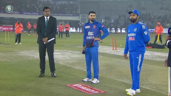 IND vs AFG 2nd t20i toss update