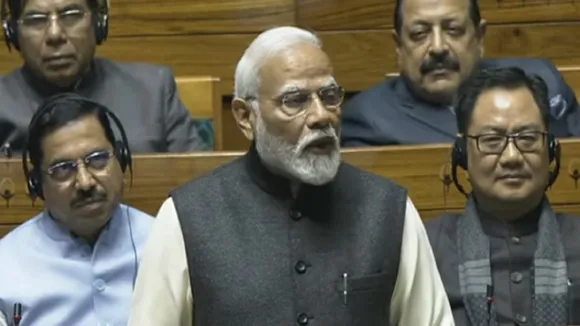 PM Modi in Lok Sabha