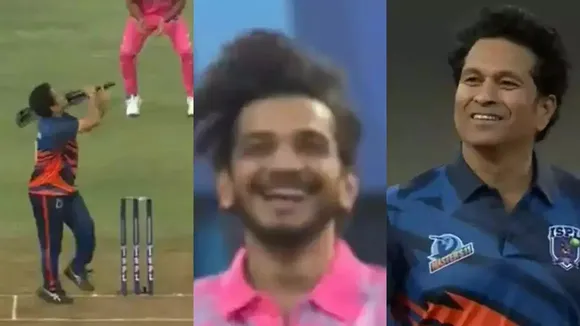 ISPL Sachin Tendulkar Got Out Munawar Faruqui