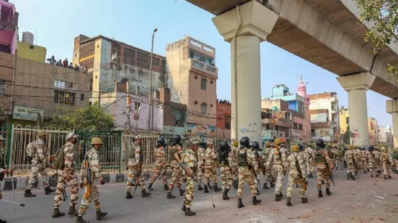 police march