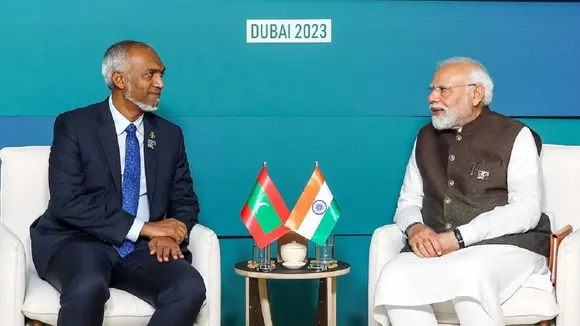 pm modi with Mohamed Muizzu