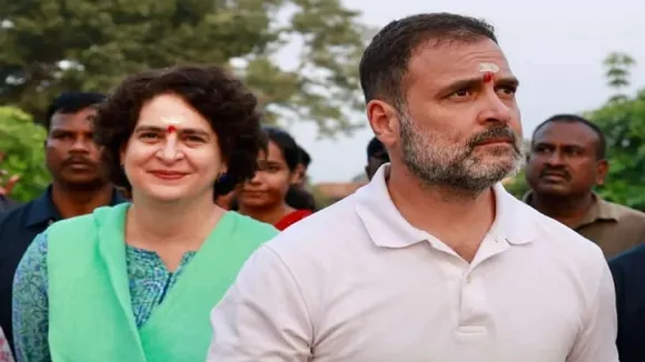 Priyanka and Rahul Gandhi