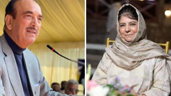 Ghulam Nabi Azad and Mehbooba Mufti