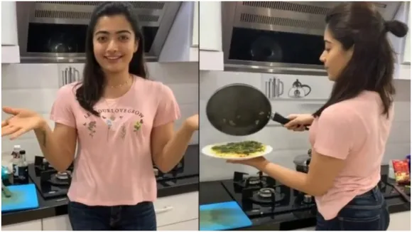 Rashmika Mandana Cooking