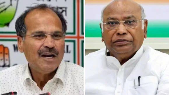 Adhir Ranjan and mallikarjun kharge