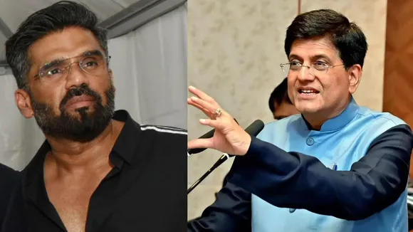 Sunil Shetty wishes Piyush Goyal