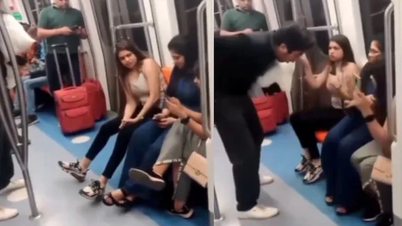 viral video delhi metro