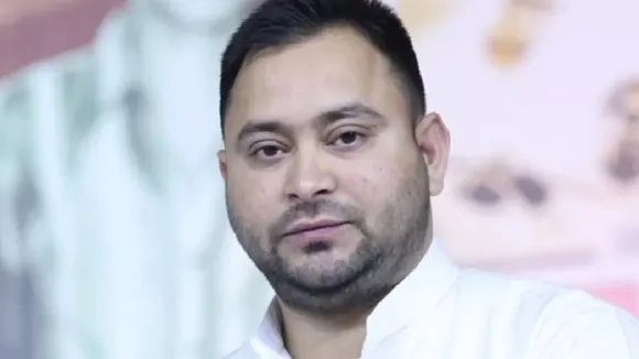 tejashwi yadav angry photo