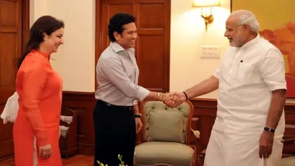 Sachin Tendulkar Congratulate PM Modi