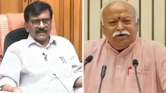 Sanjay Raut and Mohan bhagwat