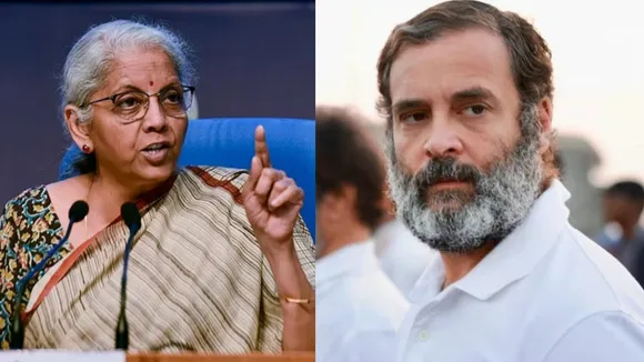 Nirmala Sitharaman And Rahul Gandhi