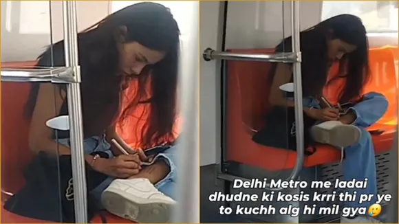 Delhi Metro Viral Video