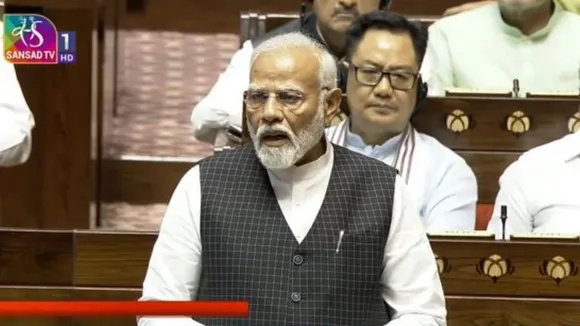 PM Modi In Rajya Sabha