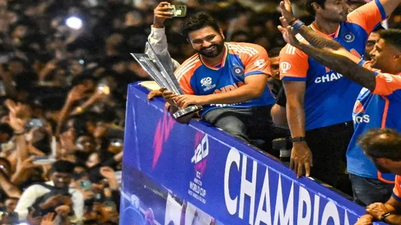 Rohit Sharma Victory Parade