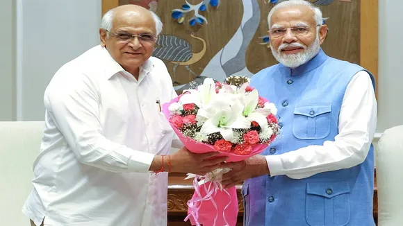 PM Modi Wishes Bhupendra Patel