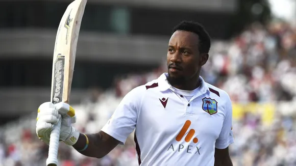 ENG vs WI  Kavem Hodge Century helps West Indies strong come back in Trent Bridge