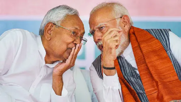 nitish and modi