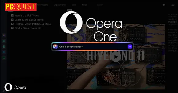 Opera One Beta Testers Get Early Access to AI Drops