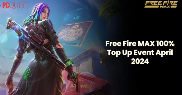 Free Fire MAX 100% Bonus Top Up Event April 2024