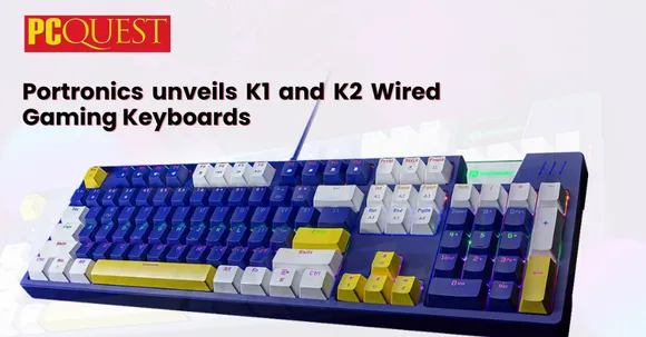 Portronics Unveils K1 and K2 Wired Gaming Keyboards