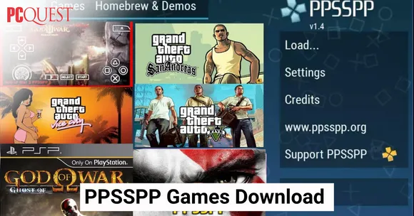 PPSSPP Games Download -Play GTA Editions and God of War PPSSPP Games on Android