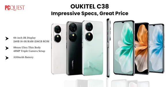 OUKITEL C38 Smartphone with 6GB RAM and 256GB Storage