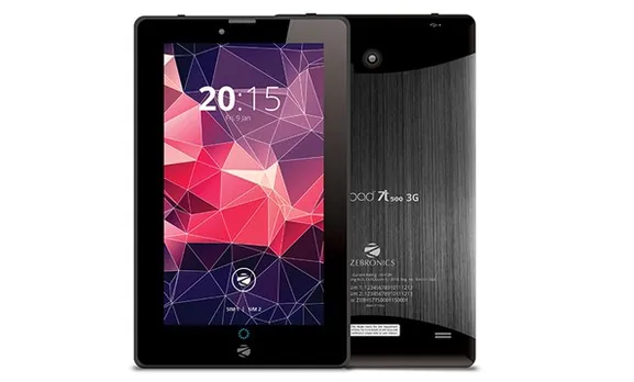 Zebronics Unveils Its First 3G Tablet PC Zebpad 7t500