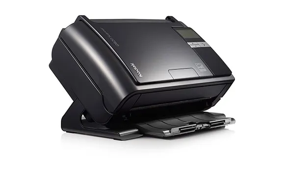 The new KODAK i2820 scanner can read barcodes on scanned pages to provide information to applications