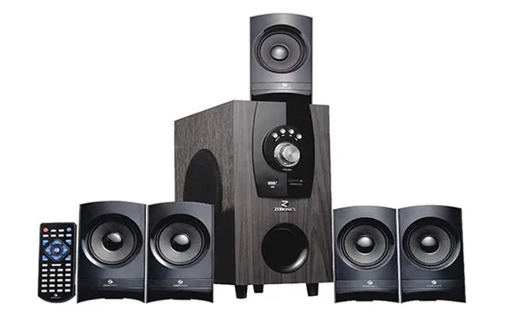 Experience cinematic surround sound experience with Zebronics 5.1 ZEB-BT6790RUCF speaker system