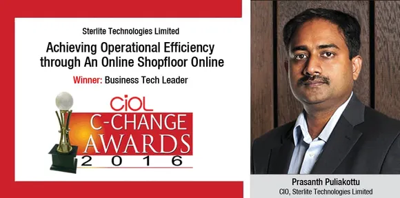 Sterlite Technologies Limited's: Achieving Operational Efficiency through An Online Shopfloor-Online