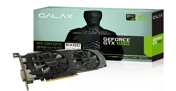 Galax Introduces Next Generation Galax GTX 1060 EXOC Black 6 GB