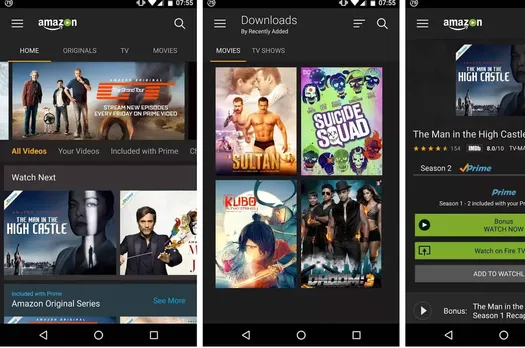 Amazon Rolls Out Prime Video Service in India, Available on Google Play Store