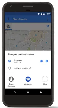 Share Your Trips and Real-time Location from Google Maps