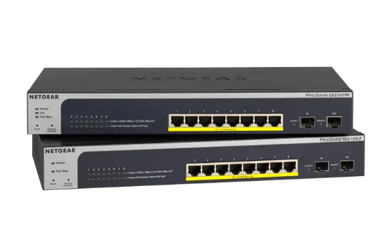 Netgear ProSAFE Smart Managed Switches for High-Density Power-Over-Ethernet Devices