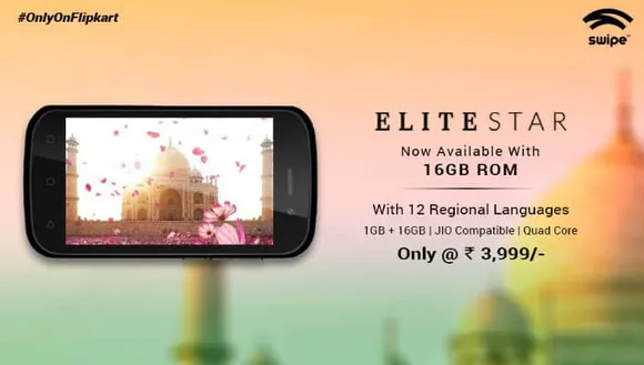 Swipe ELITE Star Comes with Enhanced memory and Indus OS