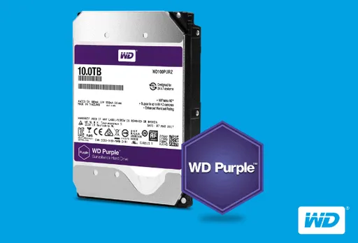 Western Digital Adds New Surveillance-Class Hard Drives Purple with 10TB Storage Capacity