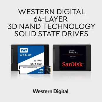Western Digital to Deliver Solid State Drives with 64-Layer 3d Nand Technology