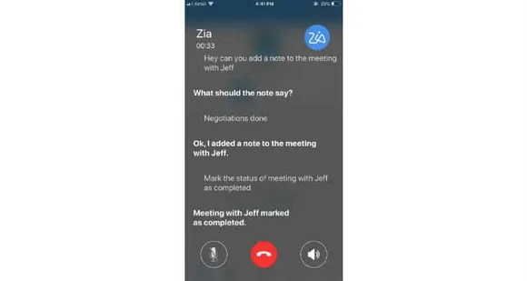 Zia Voice, The First Conversational AI For Sales Teams