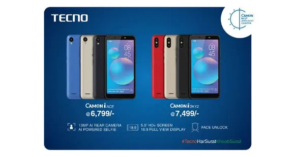 TECNO Mobile Launches CAMON iACE & CAMON iSKY 2 in India